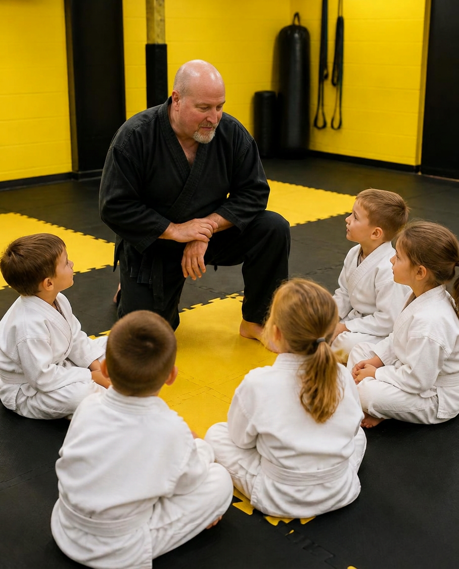 Basic SKILLZ instructor coaching a student at Pride Martial Arts