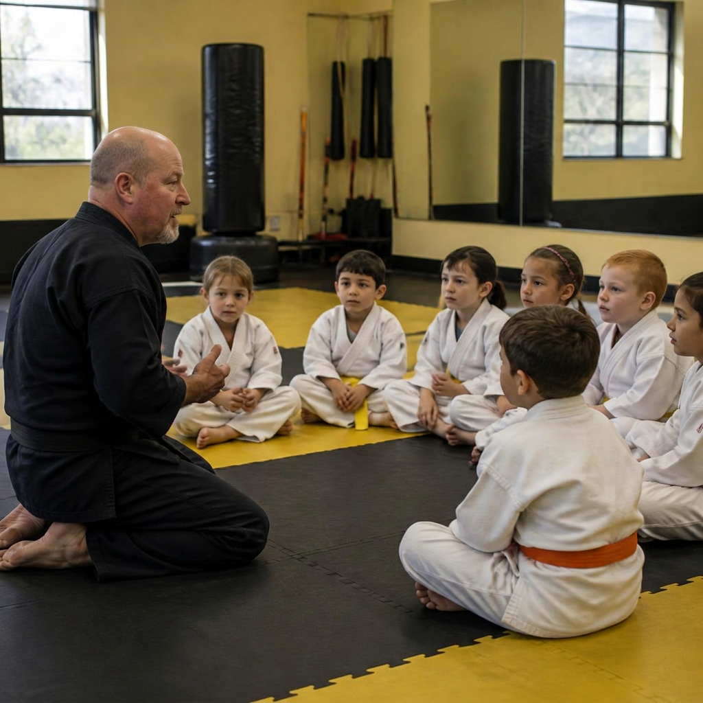 Core SKILLZ instructor coaching a student at Pride Martial Arts